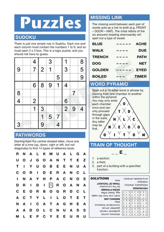A5 Standard Puzzle Page 2