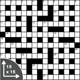 Crossword — Cryptic — 15x15 grid