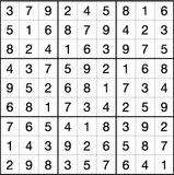 Sudoku — Easy No. 0089