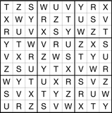 Sudoku Letters — Easy No. 0031